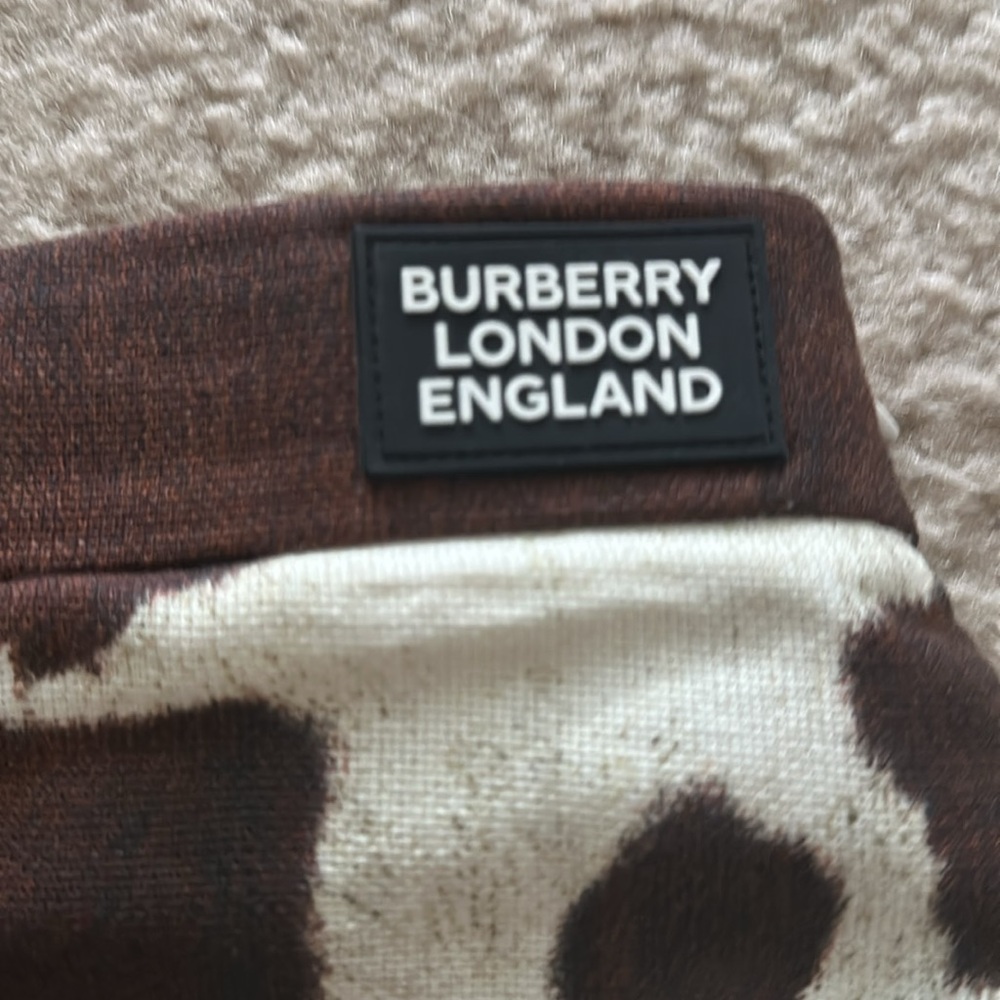 Burberry Brown And White Patterned Mini Skirt - image 3